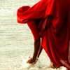Goa, sari rojo