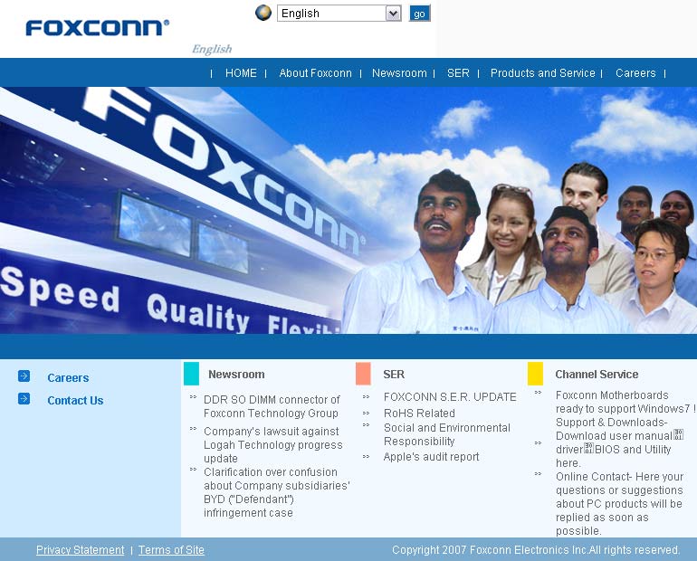Foscconn web