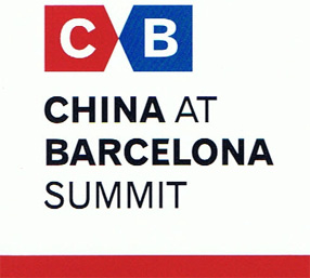 logo China at Barcelona Summit