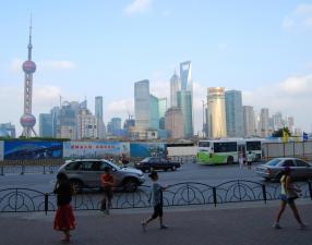 Shangai vista de Pudong
