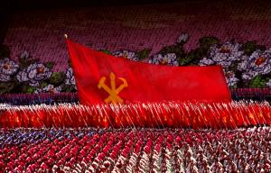 Corea del Norte Bandera Estadio
