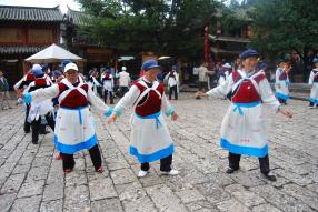 Lijiang mujeres naxi