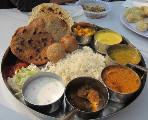 thali, plato indio